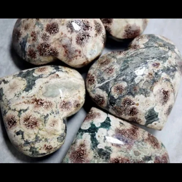 Green Flower Jasper Crystals - Picture 2 of 6
